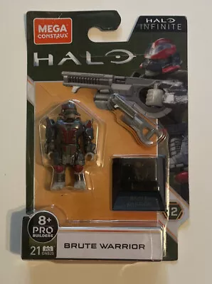 Mega Contrux PRO Builders HALO Infinite Series 12 Brute Warrior Minifigure GNB20 • $27.18