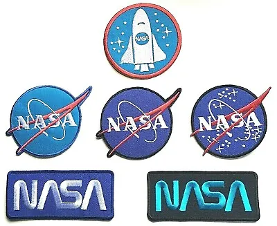 NASA PATCH Space Exploration 6 Designs *SEW-ON Or IRON-ON* Embroidered Badge • £2.79