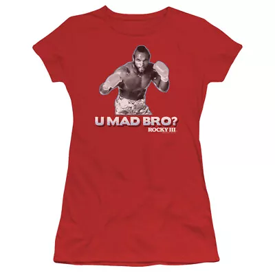 Rocky III Juniors T-Shirt U Mad Bro Red Tee • $23.39