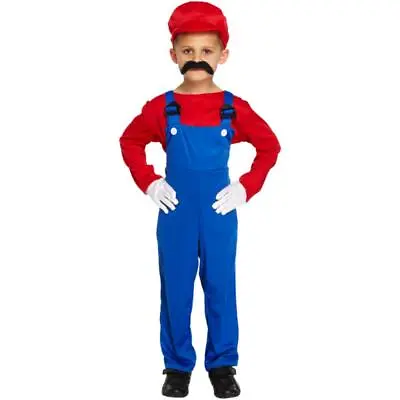 Henbrandt Super Mario Style Child Fancy Dress Costume • £9.49