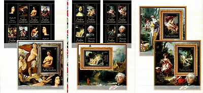 Nu*de Painting Art High CV 1175€ Michel Collection 100 S/s MNH FREE SHIP #CNA88 • $84.90