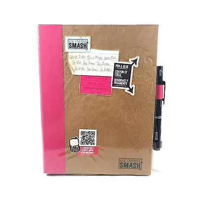 K & Company Smash Journal Scrapbook - Pretty Style Burn Book Binder Hot Pink New • $30