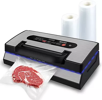 SEATAO VH5188 Vacuum Sealer Machine 90Kpa Food Preservation Storage Saver • $79