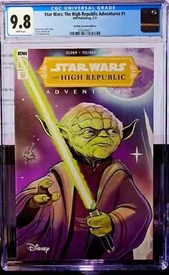 Star Wars: The High Republic Adventures #1 Yoda CGC 9.8 Nathan Incentive 1:10 • $49.99