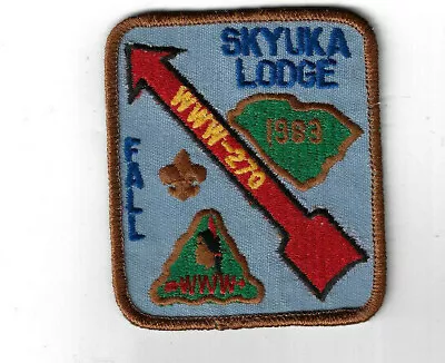 OA Skyuka Lodge 270 1983 Fall Fellowship Palmetto Area SC [PAT2564] • $14.95