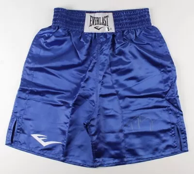Tyson Fury Signed Blue Everlast Boxing Shorts Trunks - Beckett COA • $567.08