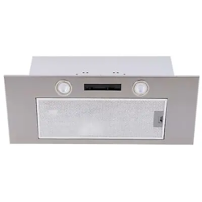 90cm Canopy Cooker Hood Kitchen Extractor Fan In Silver Built-in - SIA CUP90SI • £119.99