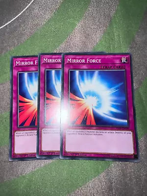 Yu-Gi-Oh 3x Common Mirror Force YS18-EN036 English Near Mint • $2.49