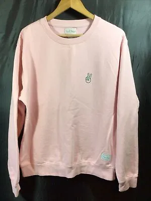 The Tired Mama Collection Pink Fleece Lined “Self Love” Sweatshirt Size 16-18 • £11.50