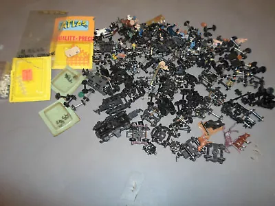 Pictured Lot Of Ho And N Scale Misc Items.  Wheels And Trucks N Joiners • $13.50