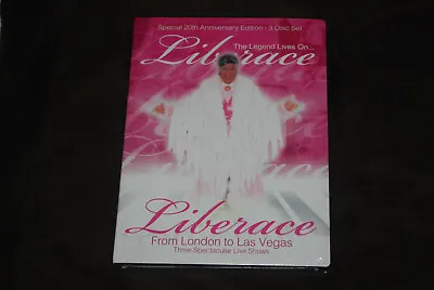 Liberace - From London To Las Vegas - Rare OOP 20th Anniversary 3 Disc Set • £39.99