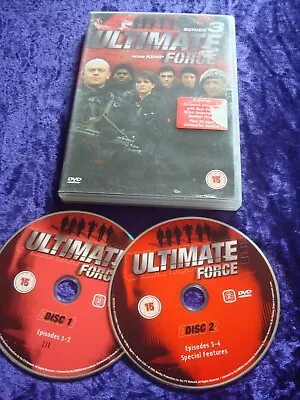 Dvd.ultimate Force Series 3.ross Kemp.anderson.two Disc Edition.uk Region 2. • £5