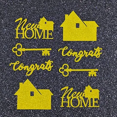 New Home Cupcake Toppers Cake Toppers Non Edible Free Delivery • £4.99