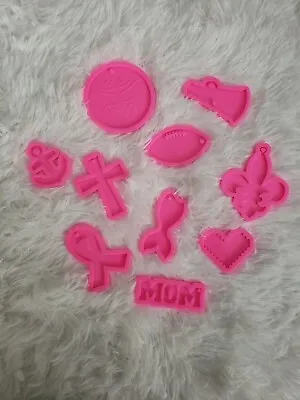 $6.75 • Buy Silicone Resin Mold DIY Keychain Jewelry Pendant Making Tool Epoxy FREE Shipping