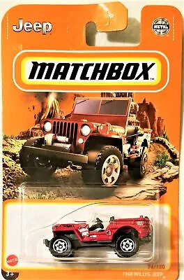 Matchbox - 2021 1948 Willys Jeep 76/100 (BBGVX86) • $7.99