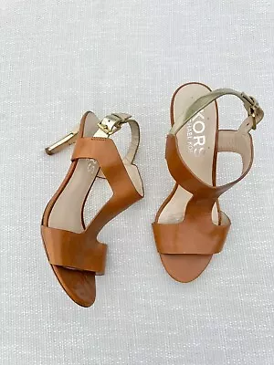 Ms Michael Kors Leather Strappy Sandals Size 7 • $18