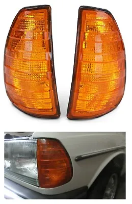 Euro Headlight Turn Signals Side Marker Lights Pair For Mercedes Benz W123 77-85 • $44.95