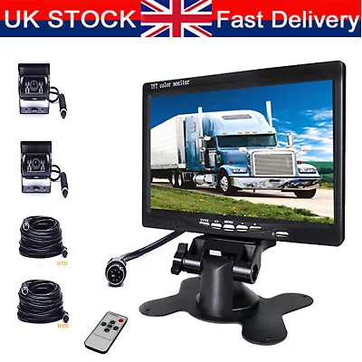 7  Rear View Reversing Camera HD Monitor Parking Night Vision Kit For Truck BUS • £54.99
