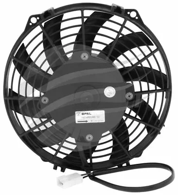 SPAL THERMO FAN 9 Inch (225MM) PUSHER ELECTRIC 12V 590 CFM SKEW BLADE • $155.95