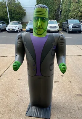 VTG FRANKENSTEIN LARGE FRANK-N-FLATE INFLATABLE 6 1/2' TALL In ORIG BOX 1987 • $49.99