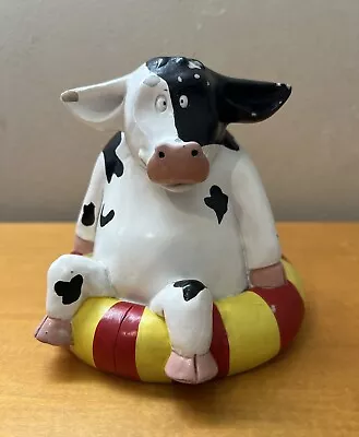 Vintage Cow On Tube Float Heavy Resin Sprinkler • $10