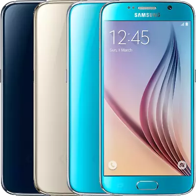 Samsung Galaxy S6 SM-G920F 32/64/128GB Unlocked All Colours Very Good Condition • £49.99