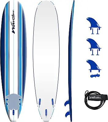 Wave Storm - Classic Soft Top Foam 9Ft Surfboard For Beginners And All Surfing L • $647.83