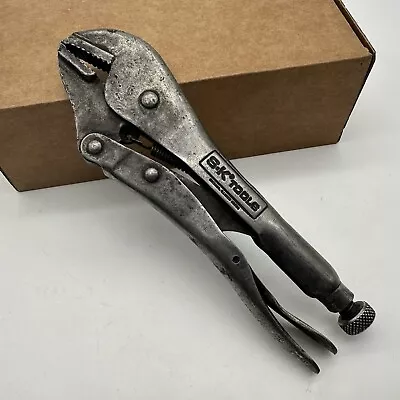 Vintage S-K TOOLS  NO 7608 8  Straight Jaw Locking Pliers Made In USA Good Shape • $11.95