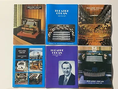 Theatre Organ Journal Magazine Lot Of 6 Complete 1979 ATOS Ephemera • $17.99