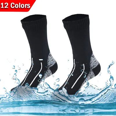 Waterproof Socks Breathable Hiking Wading Trail Running Kayaking Skiing Socks • $17.99