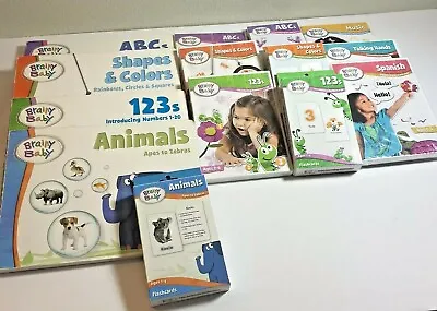 £262.91 • Buy Brainy Baby DVDs Books Flash Cards Bundle Set Ages 1-5