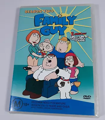 Family Guy Season 2 TV Series 2 Disc PAL DVD R4 VGC • $4.99