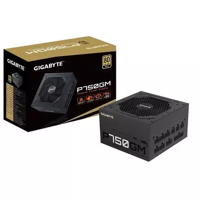 Gigabyte P750GM 750W 80 PLUS Gold Fully Modular PSU Power Supply Wattage: 750W • £82.03
