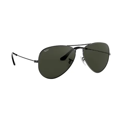 £65 • Buy Ray-Ban Aviator RB3025 Sunglasses Grey Frame/Grey-Green Lenses 58mm Unisex