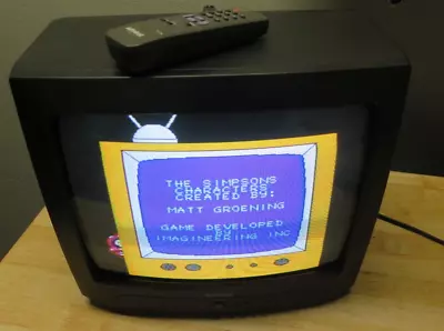 Admiral Vintage 14” CRT Tv Tested With Working Remote Retro Monitor Gaming Y2K • $69.99