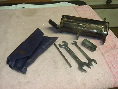 Vintage 1970's 1974 1976  Honda Motorcycle CB360 Toolbox And Tools Parts Lot • $24.95