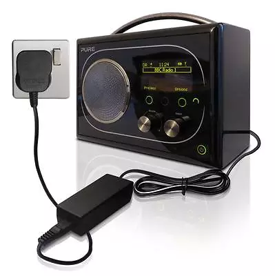 £9.49 • Buy DC 6V Mains Power Supply Adapter Adaptor Charger For PURE Evoke-1S DAB RADIO