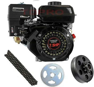 Drift Trike Go Kart 7HP 210cc OHV Engine Motor Clutch And #35 Sprocket Chain Kit • $360.88