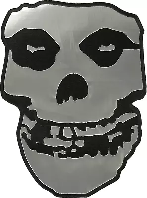 The Misfits - 10  Large Silver Vinyl Back Patch With Embroidered Edges • $19.42