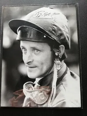 Pat Eddery Horse Racing Legend Hand-signed 1986 Press Photograph • £14.95
