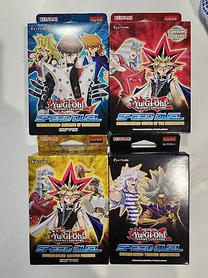 Yugioh -  Speed Duel Decks 1st EDITION SEALED Set Of 4 • $399