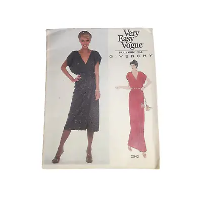 Vintage Very Easy VOGUE Paris Original By Givenchy Pattern 2042 Uncut Size 8 • $12.94