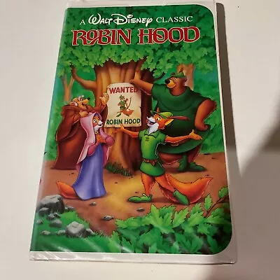 Walt Disney Classic Robin Hood Black Diamond Vhs Tape • $85