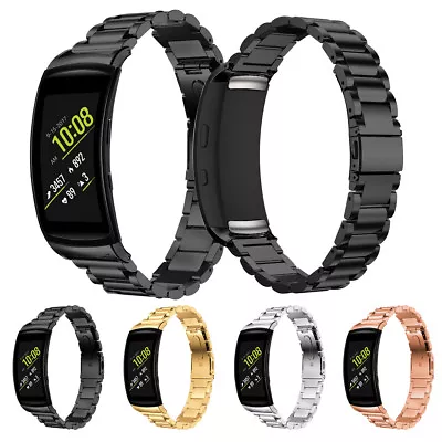 Stainless Steel Watch Band Strap Folding Clasp For Samsung Gear Fit2 / Fit2 Pro • $21.84