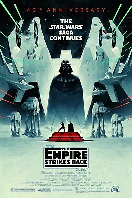 Star Wars Poster - The Empire Strikes Back Poster  - 11  X 17  - 40th Anniv • $13.96