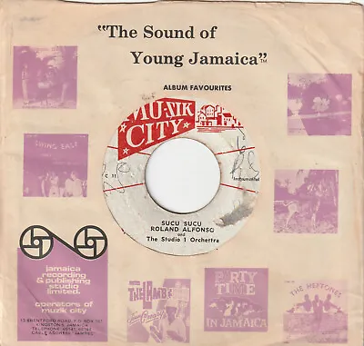 £204.83 • Buy Rare Reggae Ska 60s Muzik City Label Roland Alphonso   Sucu Sucu / Bolo Man  