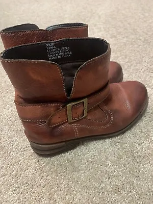 MIZ MOOZ Jolie Brown Soft Leather Ankle Booties Boots Size: 7 Women’s • $29.95