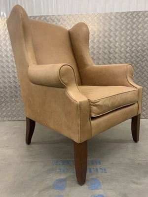 £850 • Buy Neptune Dominic Wingback Leather Armchair For Kitchen Dining Lounge Or Bedroom