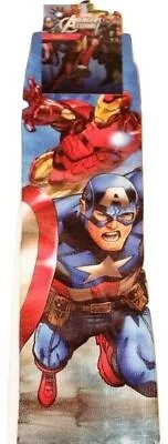 Boys-marvel-avengers-socks-single-pair-ironman-cpt-america-new-3-sizes • £2.50