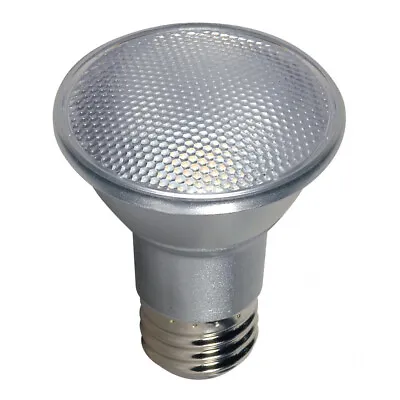 Satco S29407 LED Bulb 120V 6.5W 50W PAR20 Medium E26 Silver Finish CL Lens 3500K • $5.95